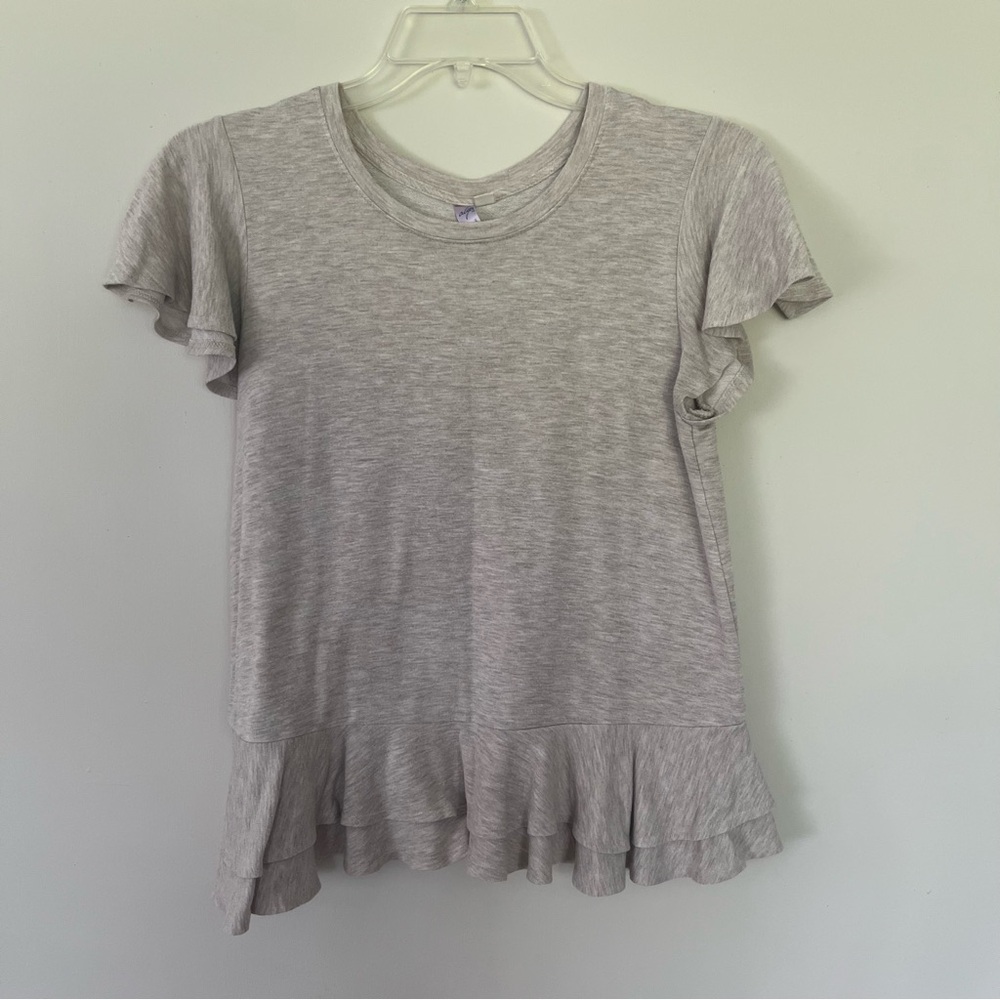 Alya Bow Back Short Sleeve Neutral Top